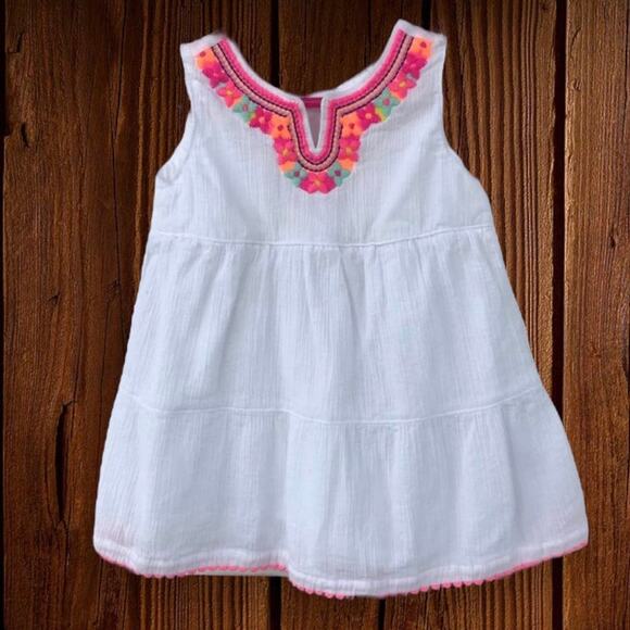 Carter’s embroidered boho gauze dress 12 months - Picture 6 of 6